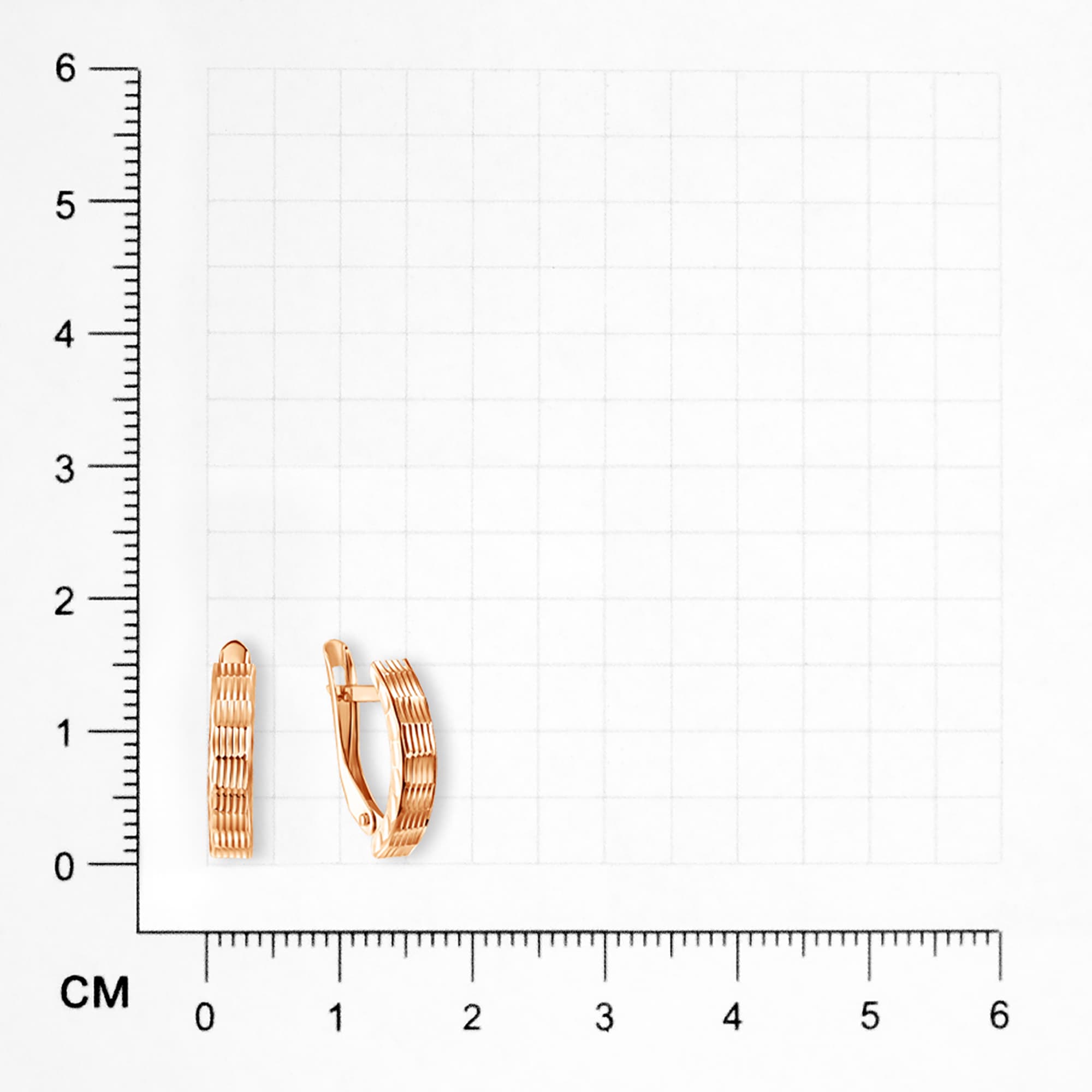 Серьги из золота 585 пробы ГОЛДЕН ГЛОБ Срг01-03 Золото 585 пр.