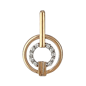 Кулон из золота 585 пробы DINASTIA 003983-1102