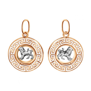 Кулон из золота 585 пробы ГОЛДЕН ГЛОБ КрСВПлев