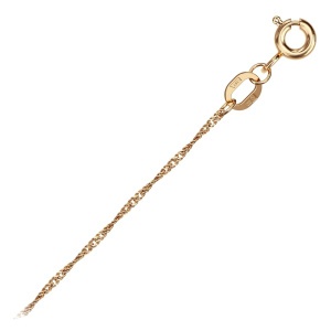 Цепь из золота 585 пробы KRASTSVETMET НЦ 12-028 d.0.20
