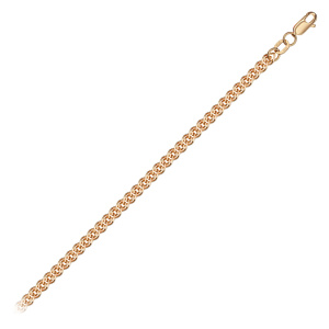 Цепь из золота 585 пробы KRASTSVETMET НЦ 12-200ПГ d.0.50