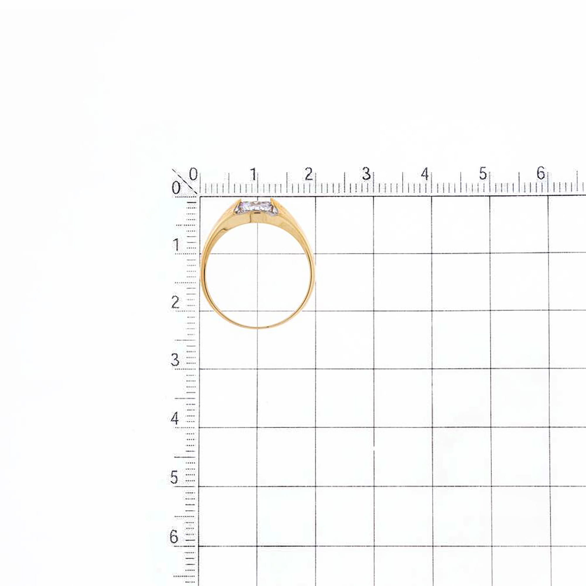 Кольцо из золота 585 пробы с фианитом KARATOV Т14201А200 Золото 585 пр.