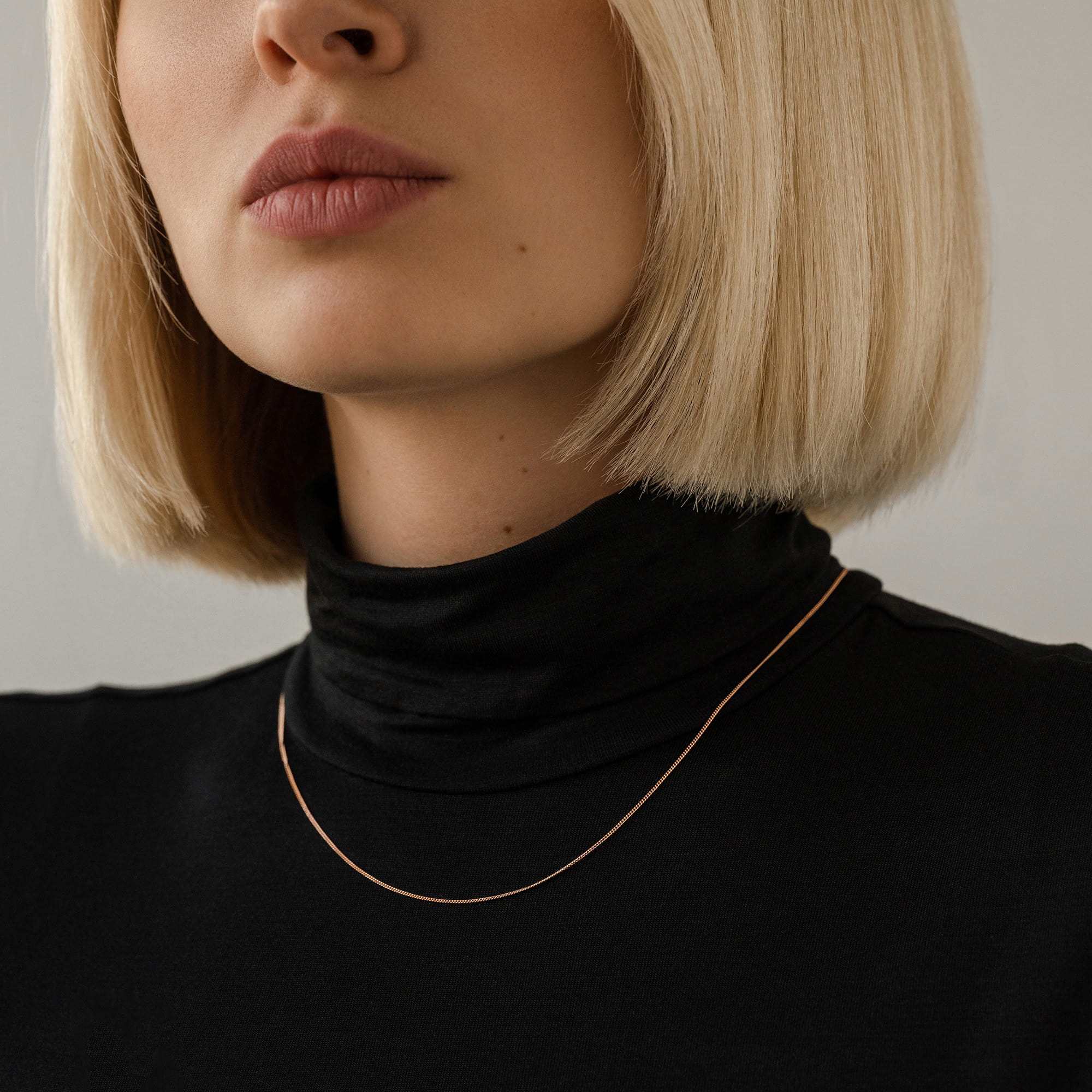 Цепь из золота 585 пробы KRASTSVETMET НЦ 12-002 d.0.25 Золото 585 пр.