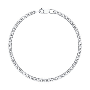 Браслет из серебра 925 пробы KRASTSVETMET НБ 22-076Ю-3 d.0.60