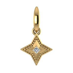 Кулон из золота 585 пробы с фианитом SANIS 01-319002