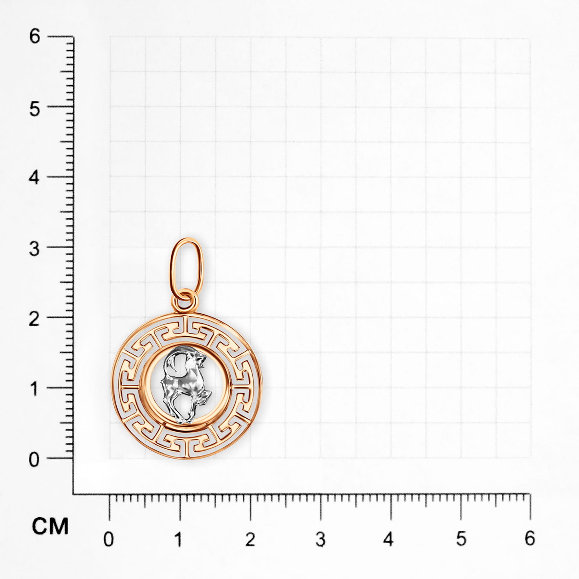 Кулон из золота 585 пробы ГОЛДЕН ГЛОБ КрСВПкоз Золото 585 пр.