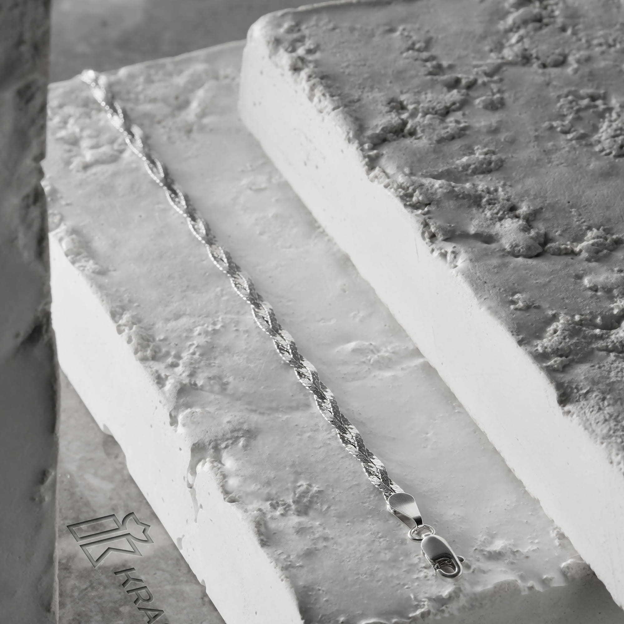 Браслет из серебра 925 пробы KRASTSVETMET НБ 22-007Ю-3 d.0.40 Серебро 925 пр.