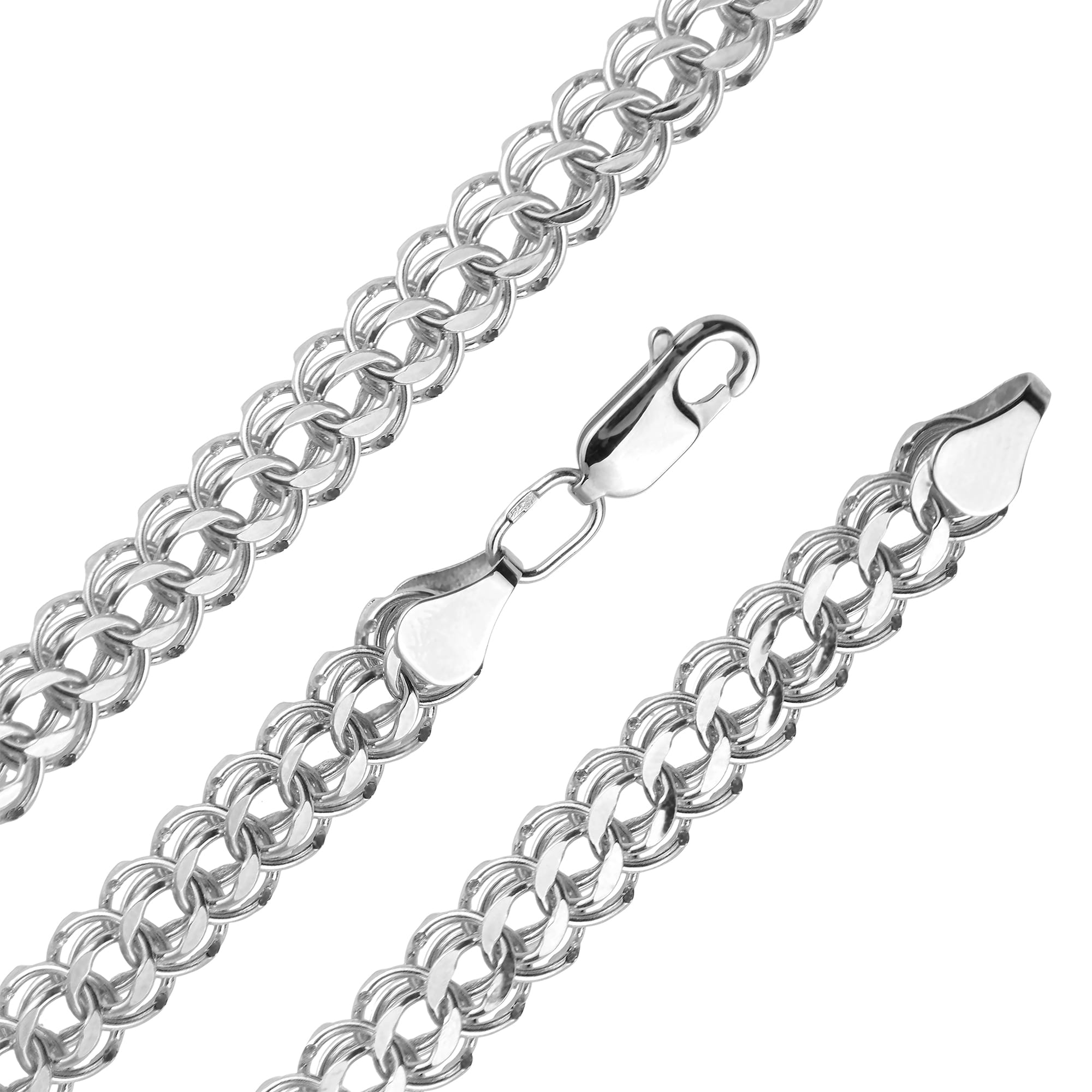 Браслет из серебра 925 пробы DZDM Б13ИТ160А2-Ср931 Серебро 925 пр.