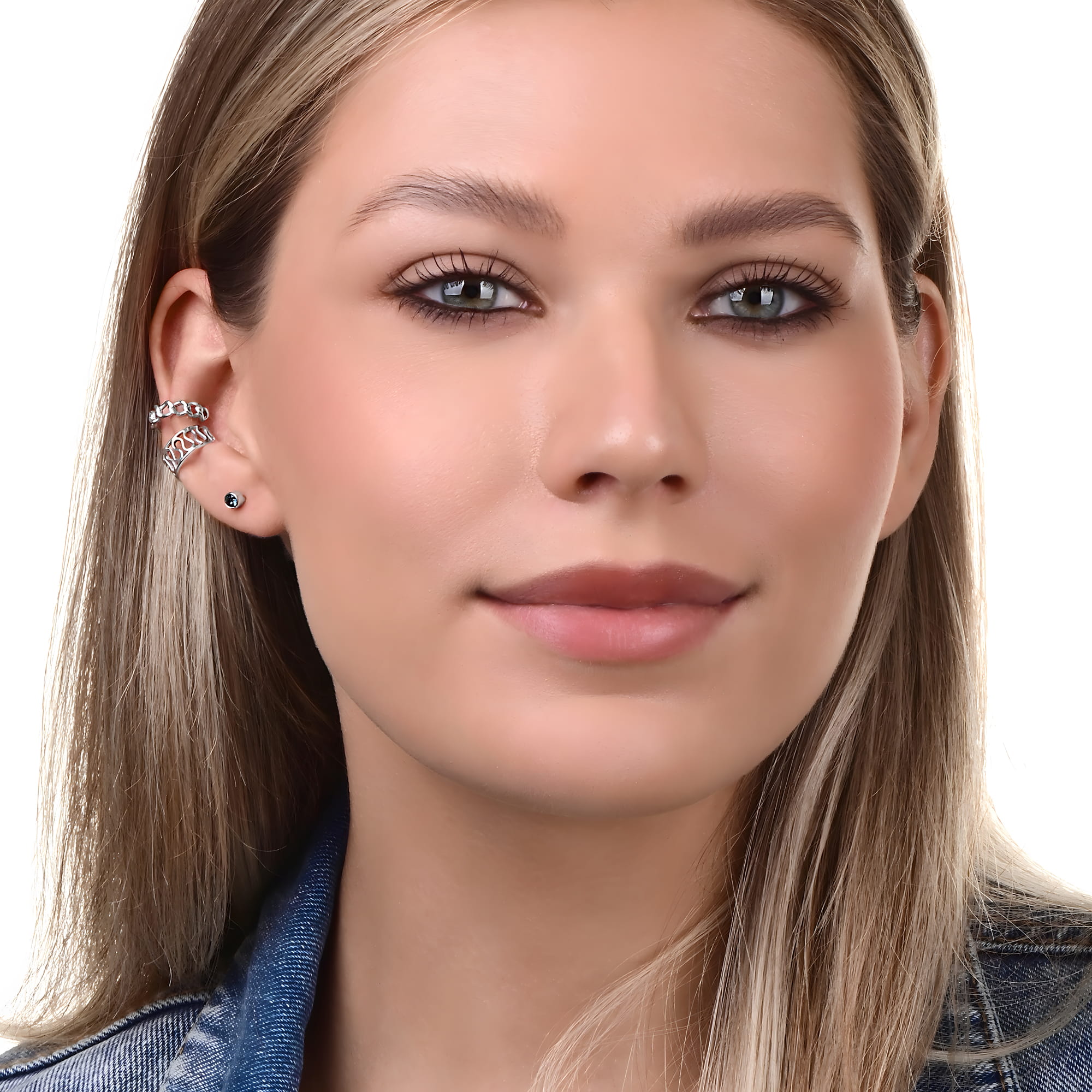 Серьги из серебра 925 пробы с кристаллом swarovski TALANT 12-72-000F-24140 Серебро 925 пр.