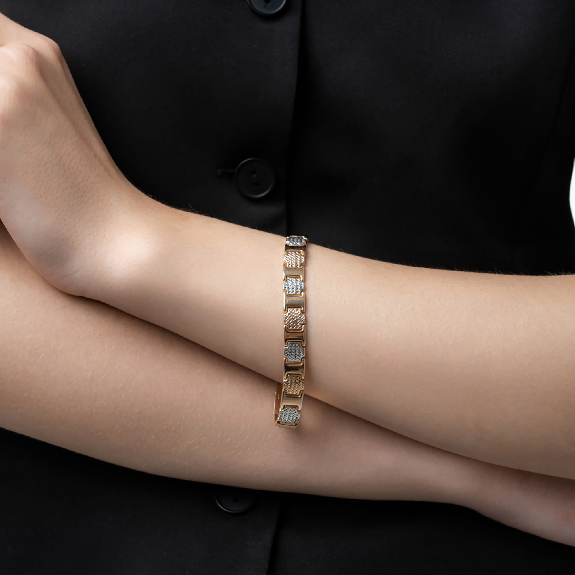 Браслет из золота 585 пробы МАГНАТ А 023118 Золото 585 пр.