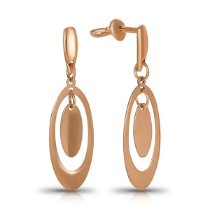 Серьги из золота 585 пробы TALANT ПС 108