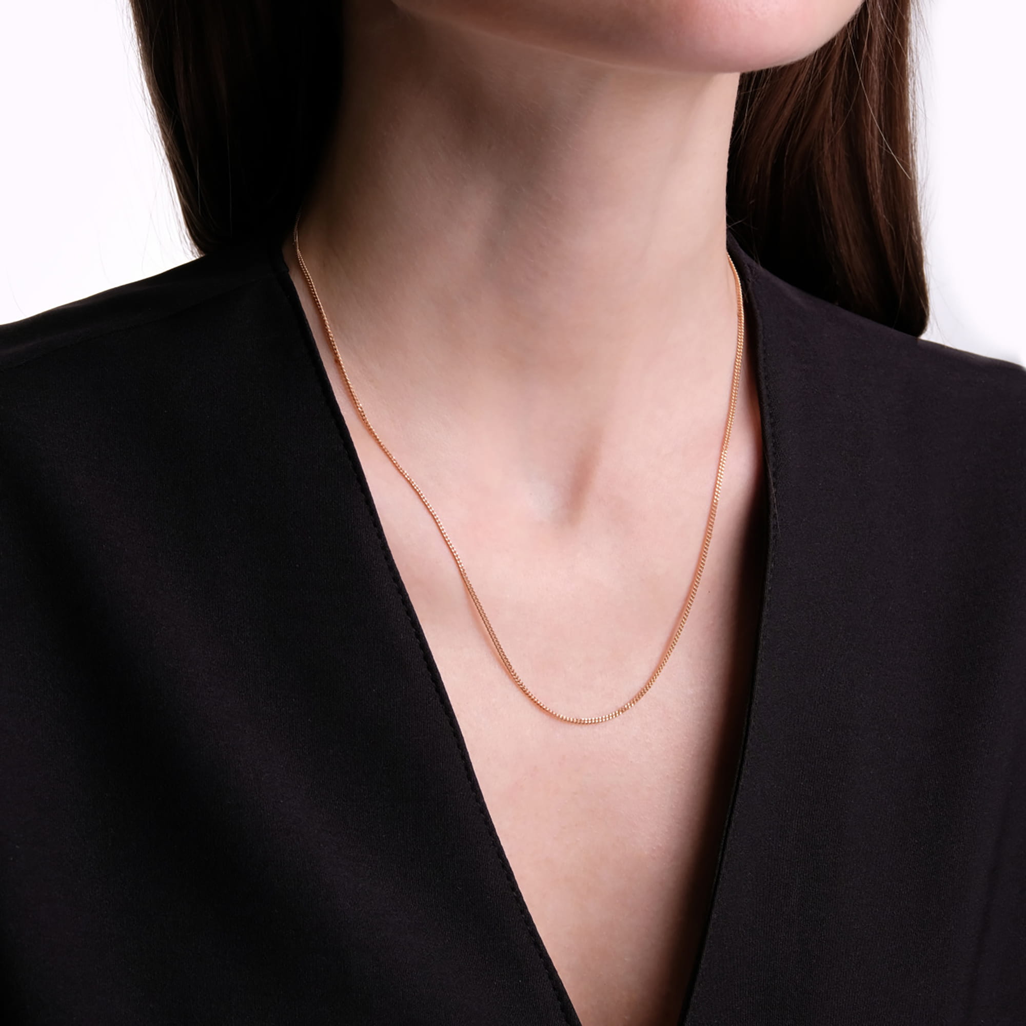 Цепь из золота 585 пробы KRASTSVETMET НЦ 12-002 d.0.40 Золото 585 пр.