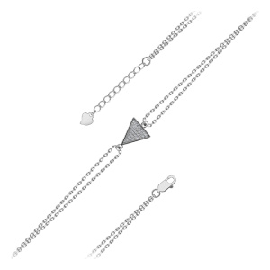 Браслет из серебра 925 пробы с фианитом JUVEDEL ПР-1332