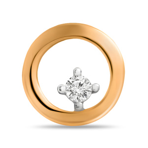 Кулон из золота 585 пробы с фианитом SANIS 01-315141