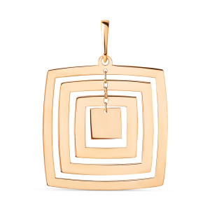 Кулон из золота 585 пробы DINASTIA 500173-1000