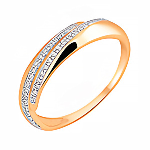 Кольцо из золота 585 пробы с фианитом SVETLOV 11-1538-11-01