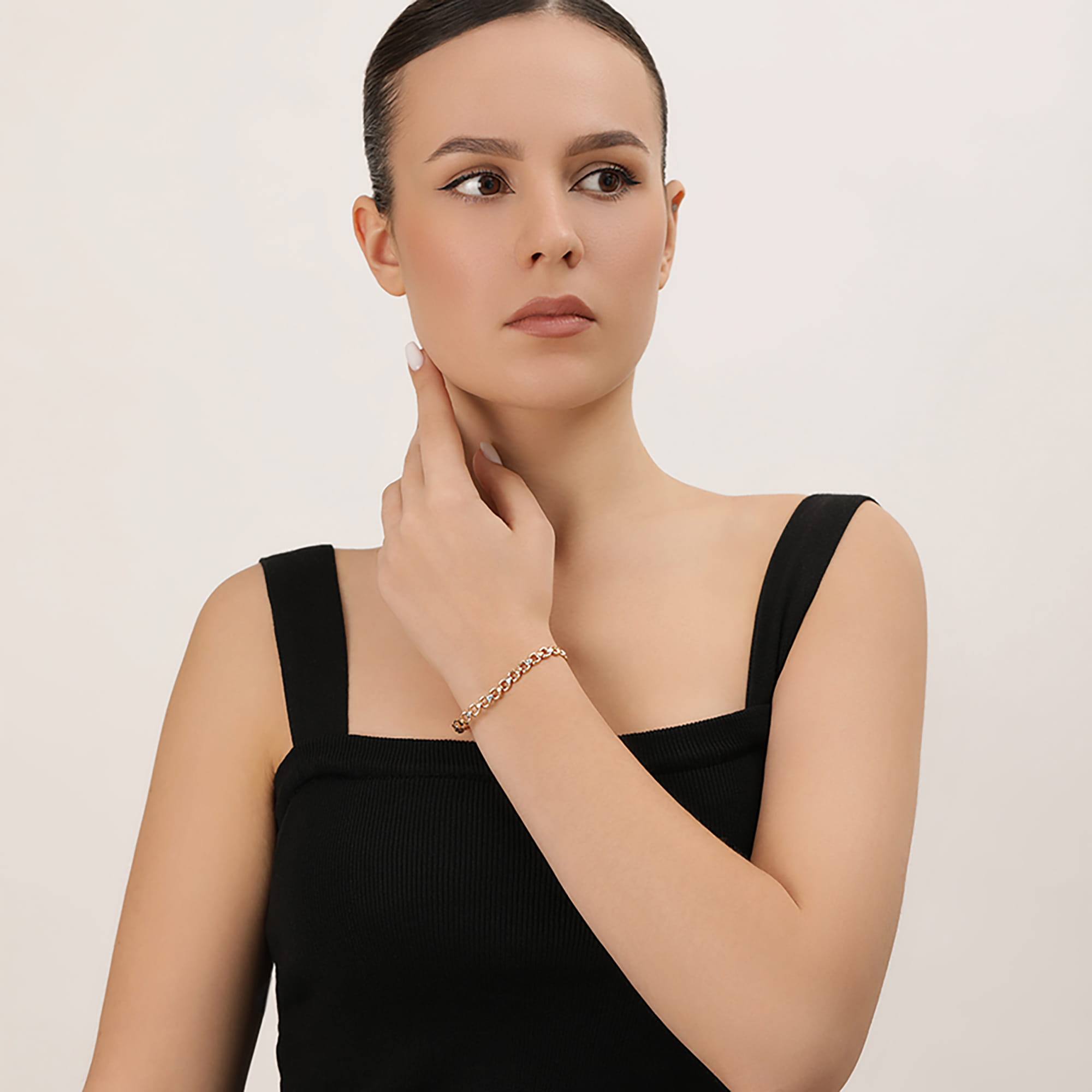 Браслет из золота 585 пробы МАГНАТ А 023103 Золото 585 пр.