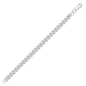 Цепь из серебра 925 пробы KRASTSVETMET НЦ 22-200Ю-3 d.0,60