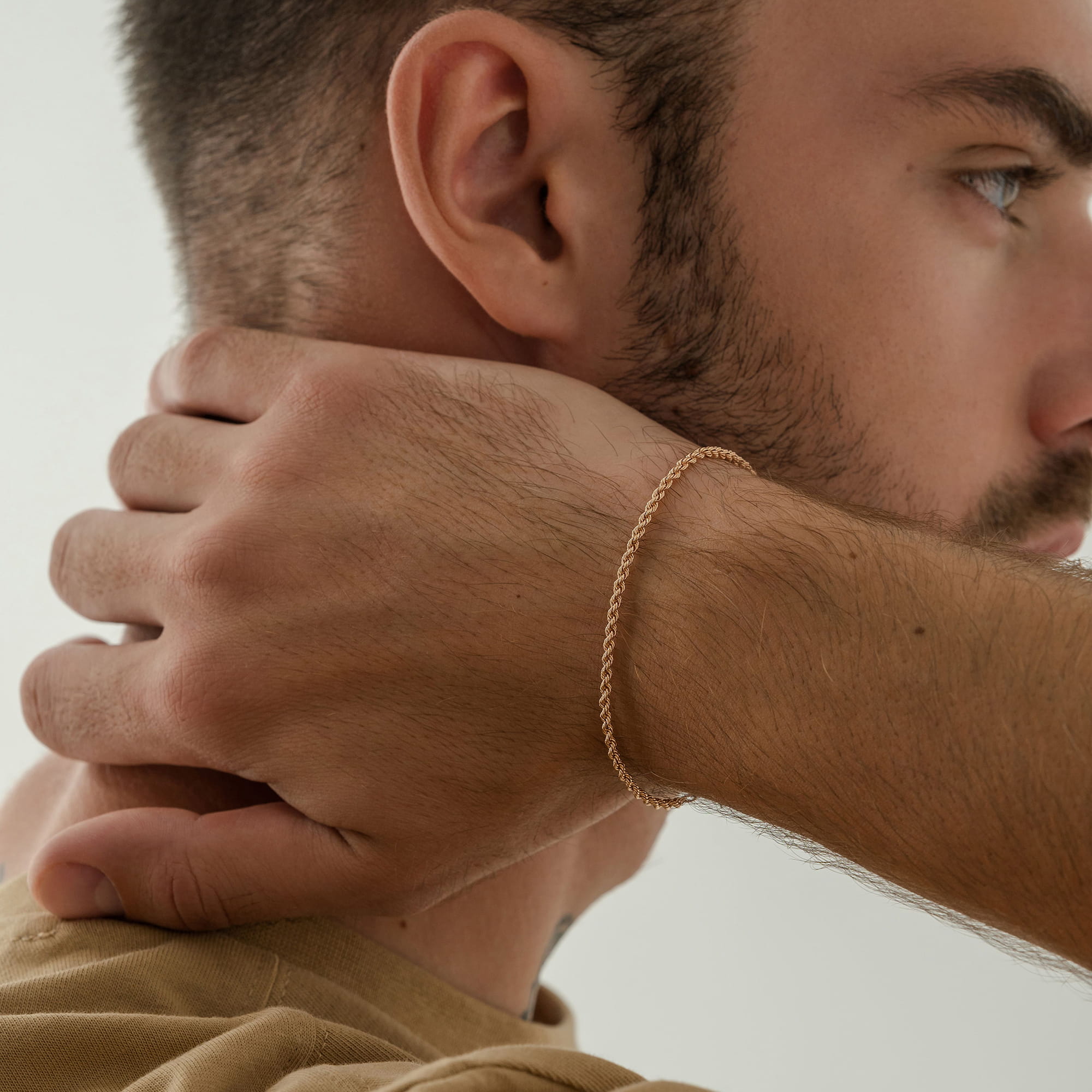 Браслет из золота 585 пробы KRASTSVETMET НБ 12-099 d.0.57 Золото 585 пр.