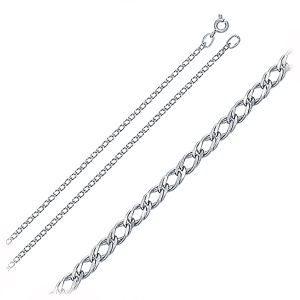 Цепь из серебра 925 пробы АЛМАЗ-ХОЛДИНГ 365704020040