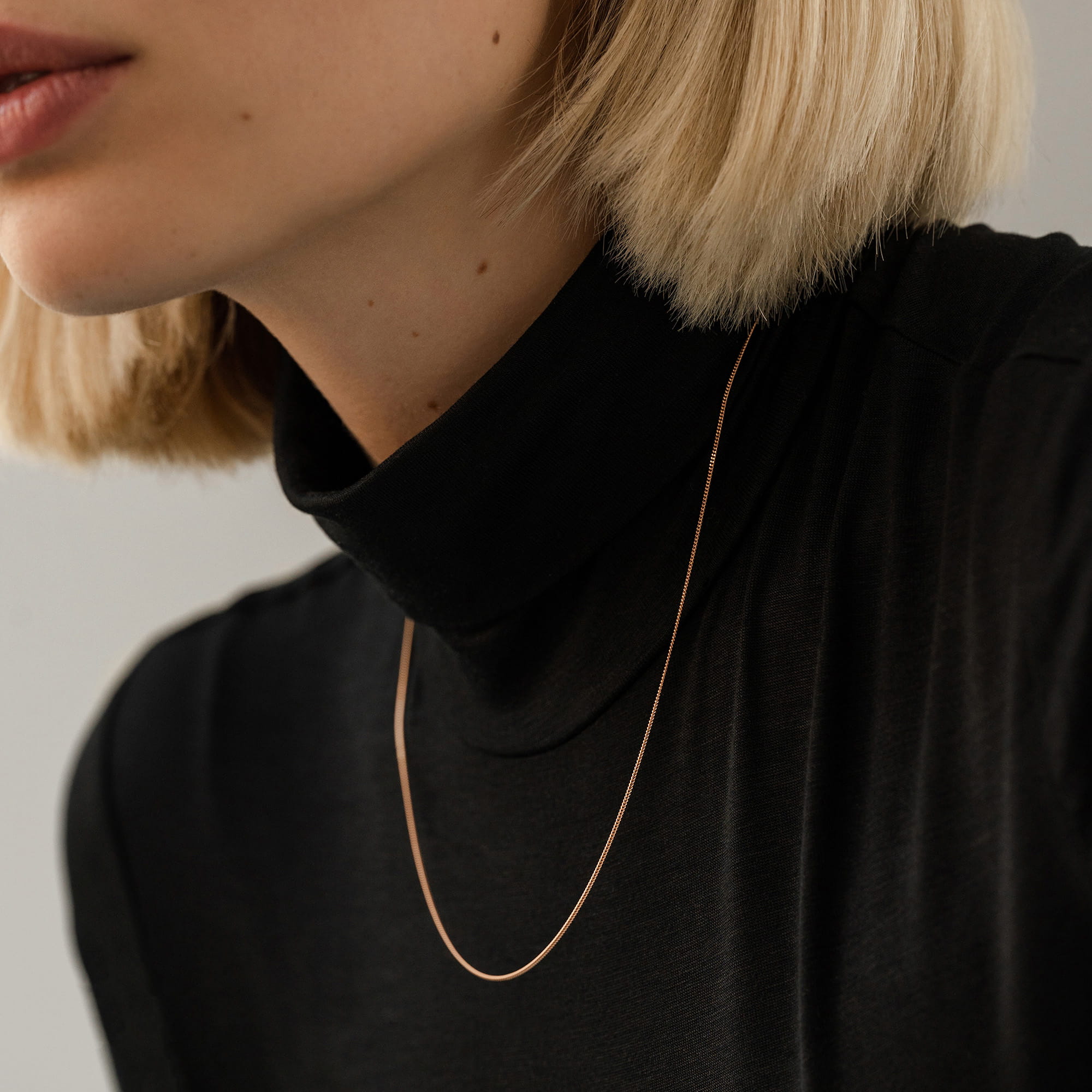 Цепь из золота 585 пробы KRASTSVETMET НЦ 12-002 d.0.25 Золото 585 пр.