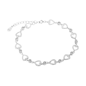 Браслет из серебра 925 пробы с кубическим цирконием МАСТЕР КЛИО 22Б127318