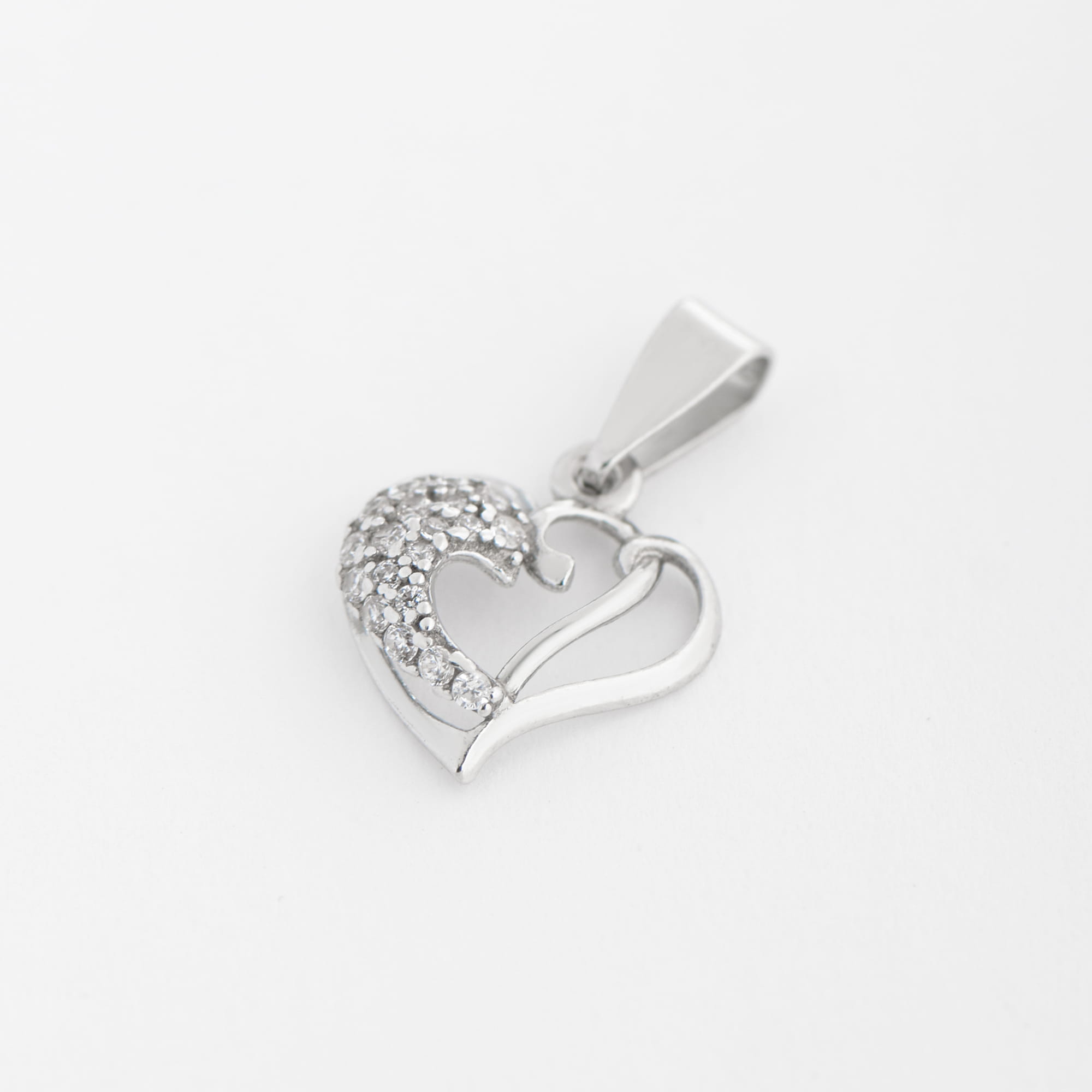 Кулон из серебра 925 пробы с фианитом АЛЬФА-КАРАТ 2134501/9 Серебро 925 пр.