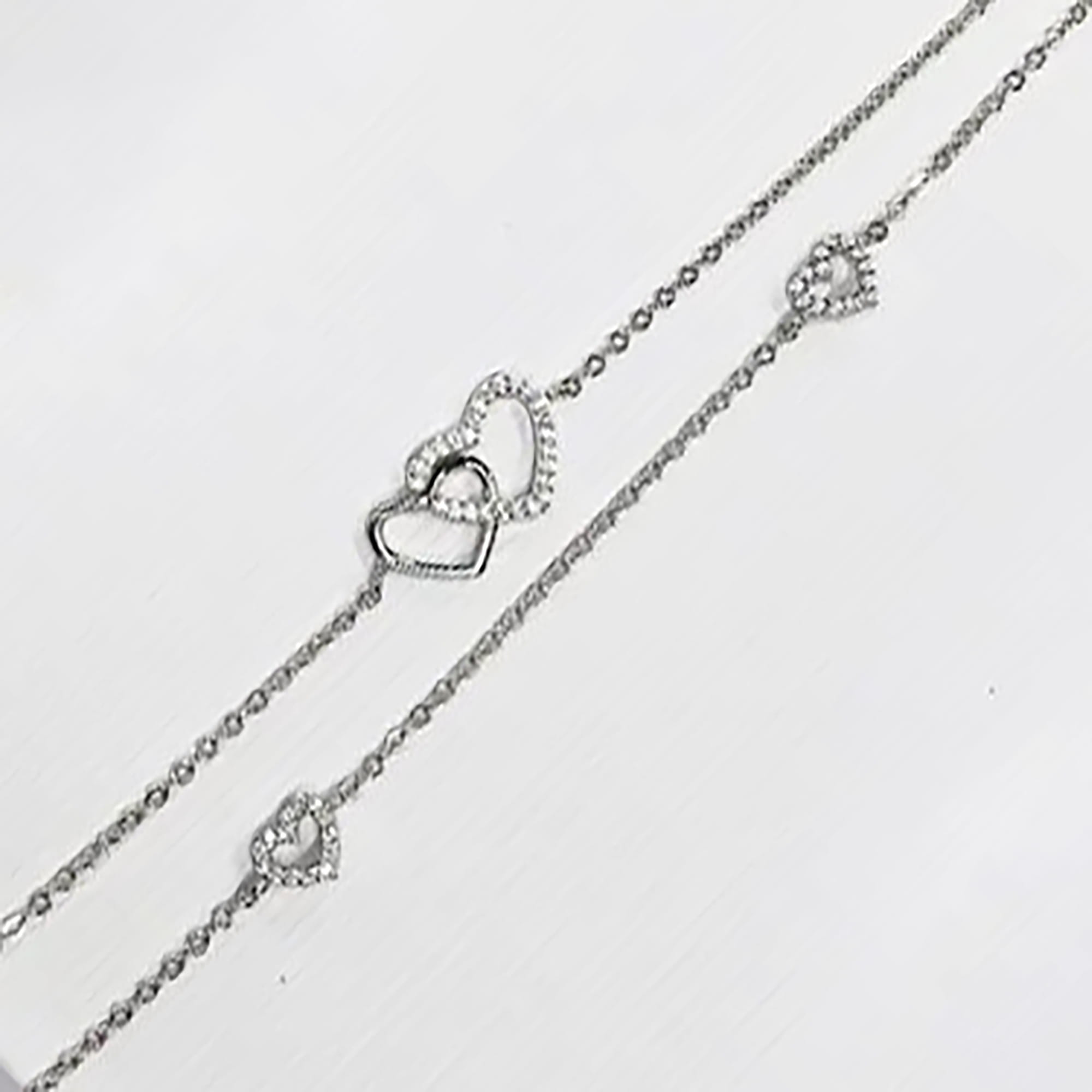 Браслет из серебра 925 пробы с кубическим цирконием МАСТЕР КЛИО 22Б138338 Серебро 925 пр.