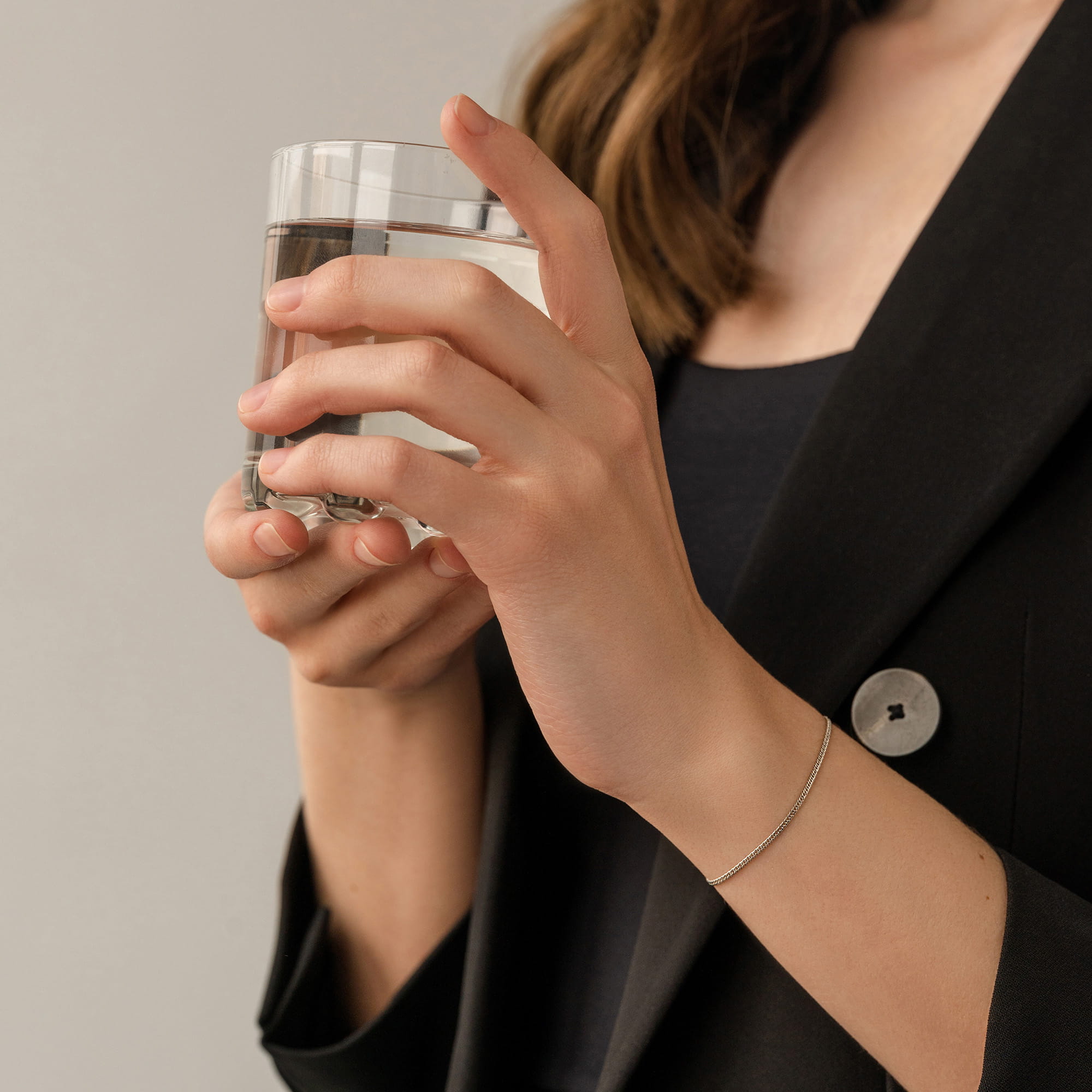 Браслет из серебра 925 пробы KRASTSVETMET НБ 22-023Ю-3  d.0.30 Серебро 925 пр.