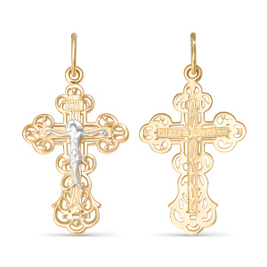 Кулон из золота 585 пробы DEL'TA 080060