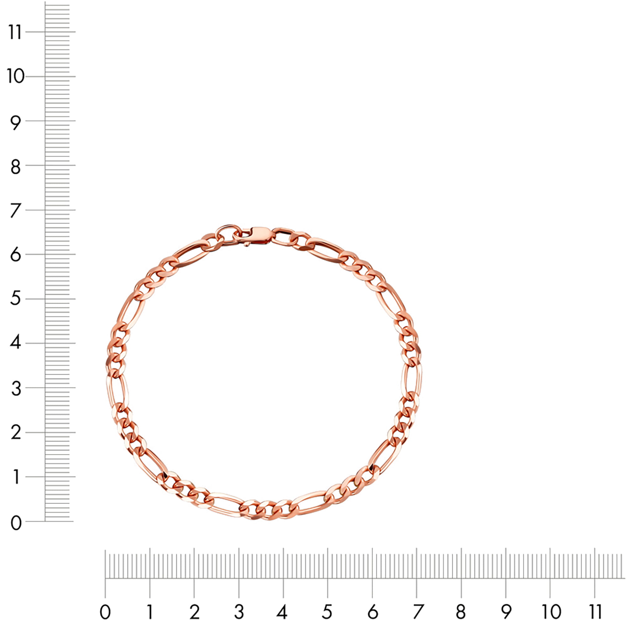 Браслет из золота 585 пробы KRASTSVETMET НБ 12-014ПГ d.1.20 Золото 585 пр.