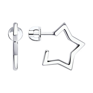 Серьги из серебра 925 пробы SOKOLOV 94023969
