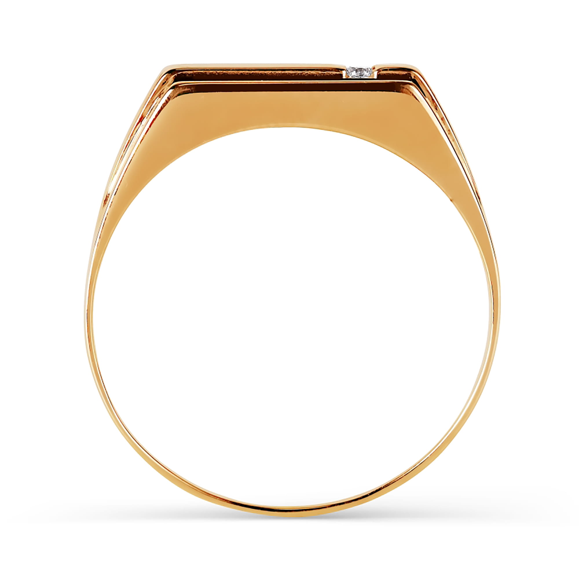 Печатка из золота 585 пробы с ониксом KARATOV Т102046019 