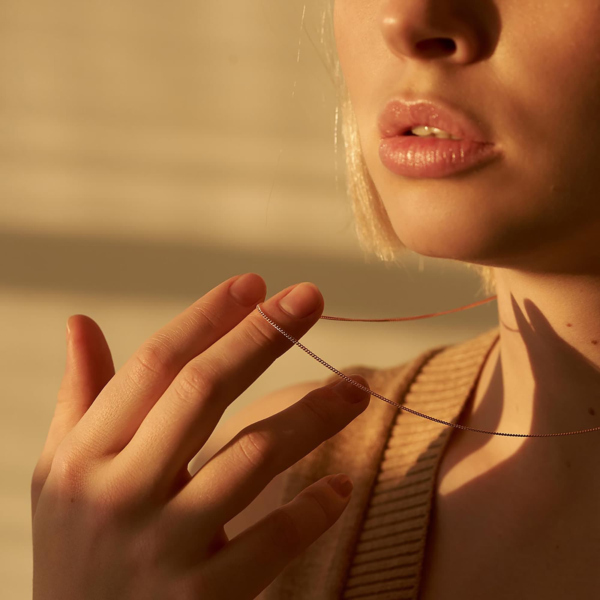 Цепь из золота 585 пробы KRASTSVETMET НЦ 12-002 d.0.35 Золото 585 пр.