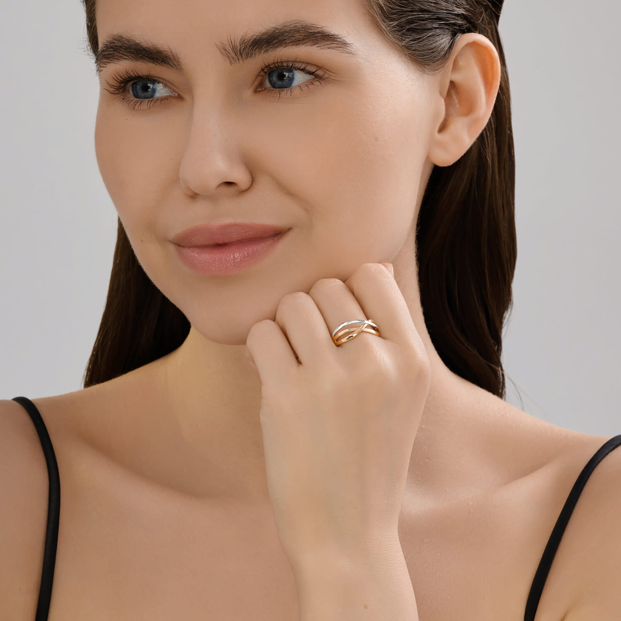 Кольцо из золота 585 пробы SOKOLOV 019579 