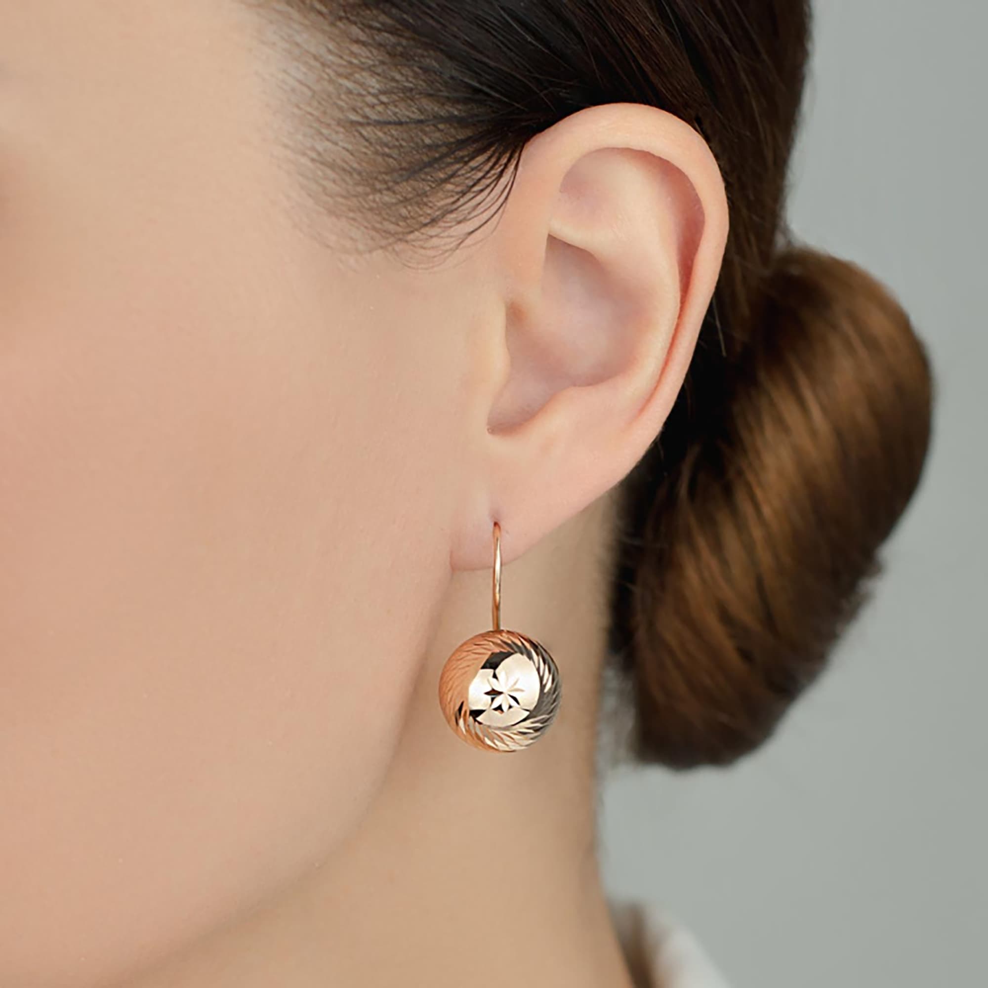 Серьги из золота 585 пробы ATOLL 2615а Золото 585 пр.