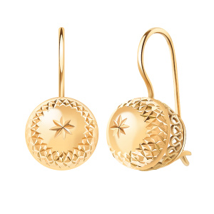 Серьги из золота 585 пробы ATOLL 2007а-4