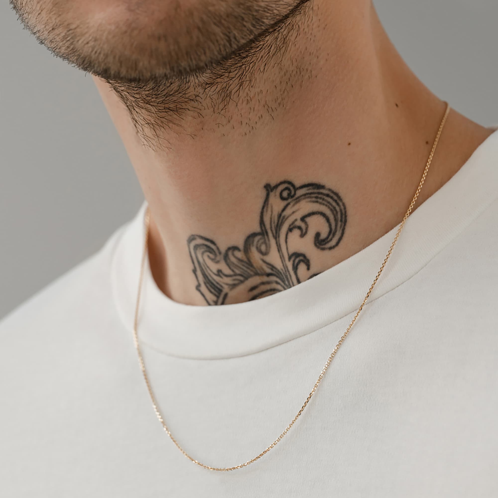 Цепь из золота 585 пробы KRASTSVETMET НЦ 15-053 d.0.40 Золото 585 пр.