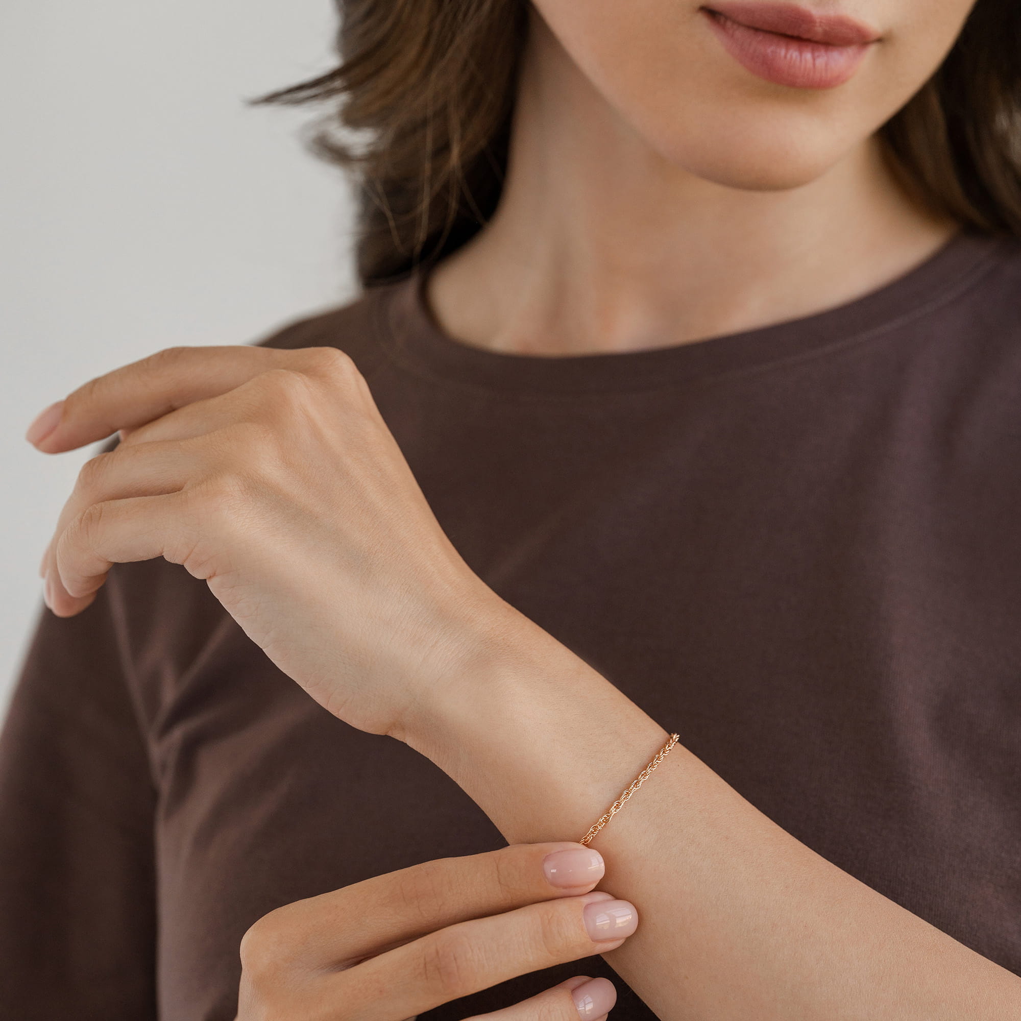 Браслет из серебра 925 пробы KRASTSVETMET НБ 22-029Ю-3 d.0.35 Серебро 925 пр.