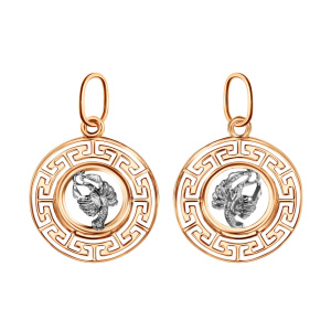 Кулон из золота 585 пробы ГОЛДЕН ГЛОБ КрСВПрак