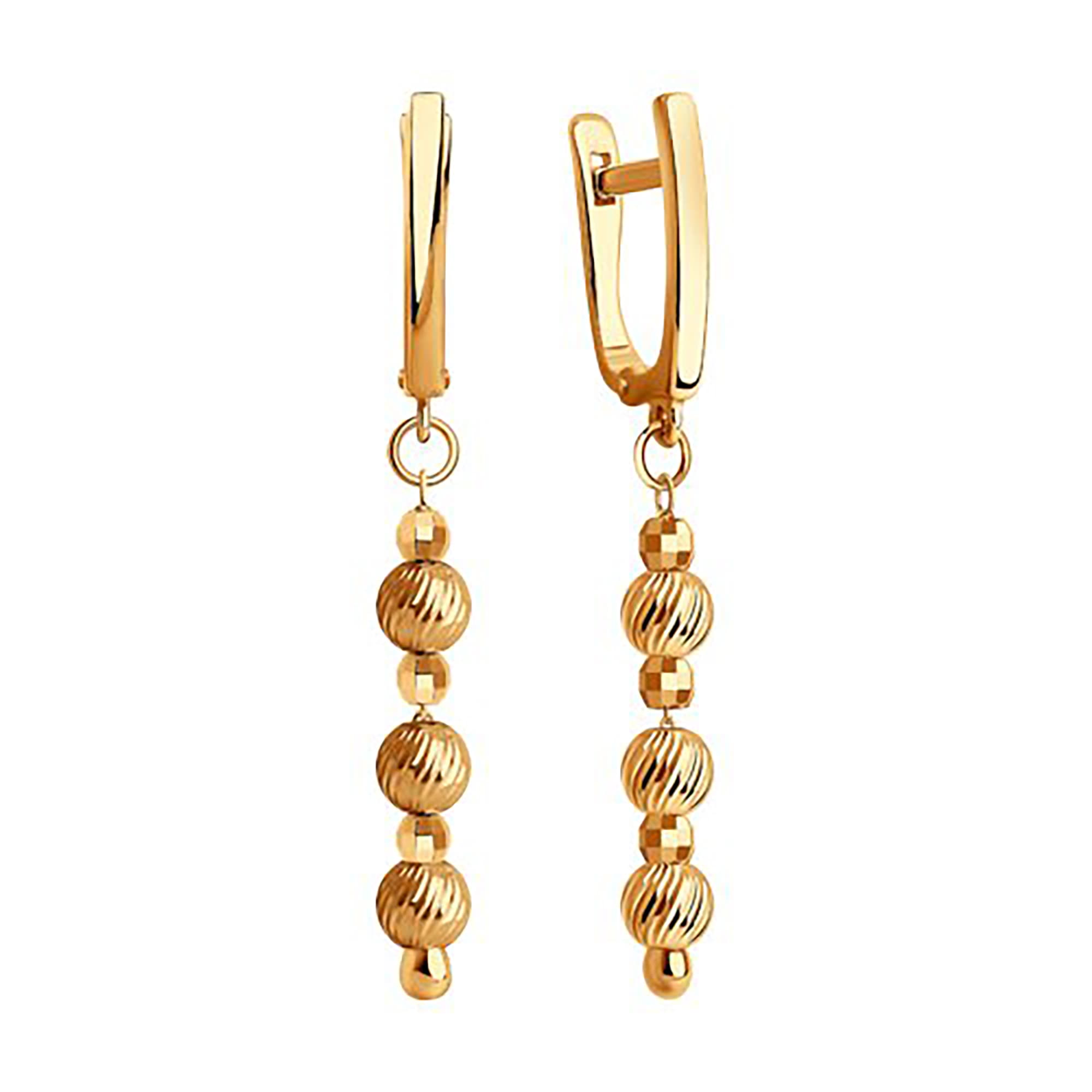 Серьги из золота 585 пробы SOKOLOV 028851 Золото 585 пр.