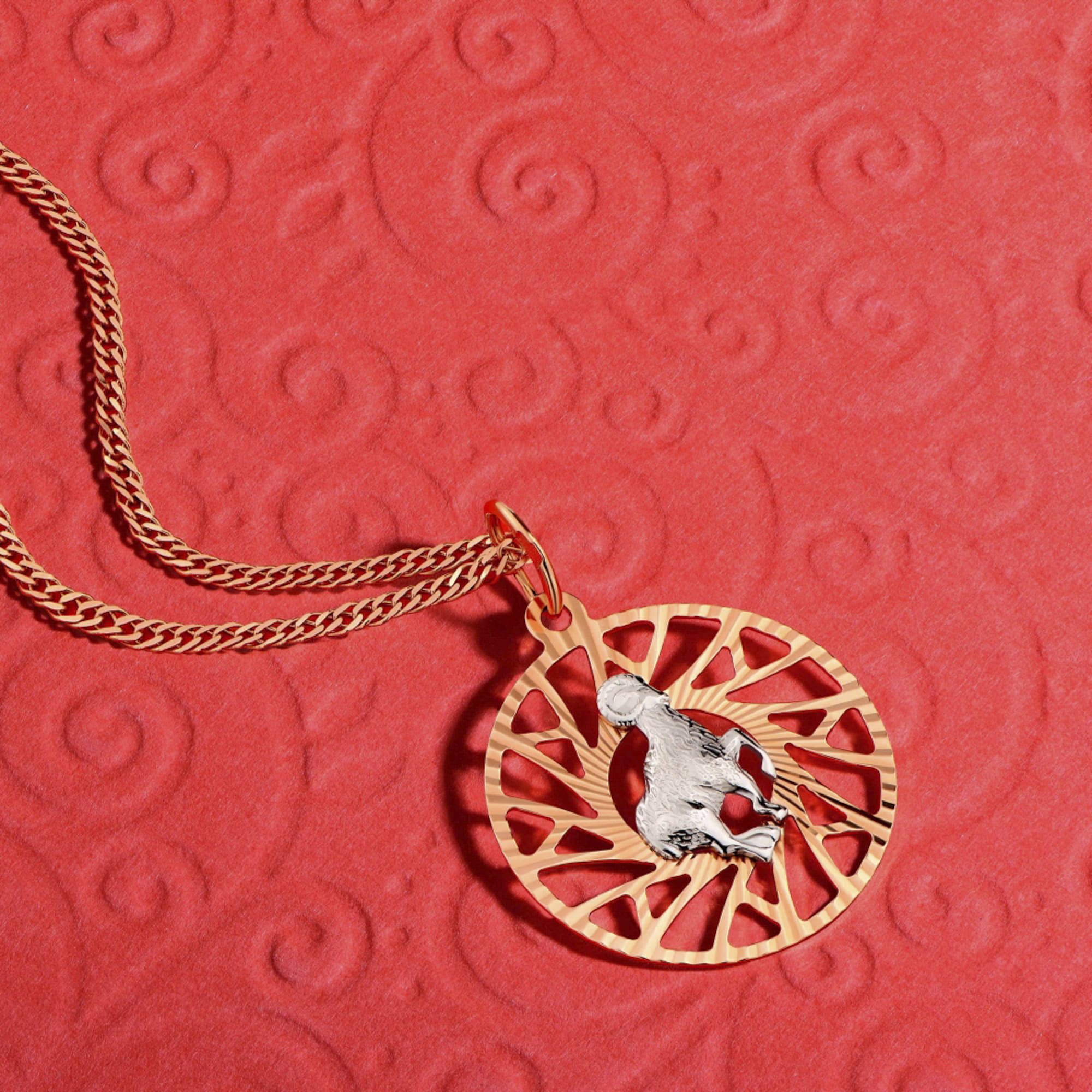 Кулон из золота 585 пробы KARATOV Т130634831 