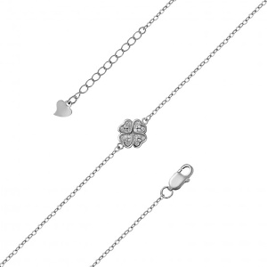 Браслет из серебра 925 пробы с фианитом JUVEDEL ПР-1961