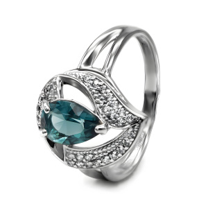 Кольцо из серебра 925 пробы с топазом EFREMOV 1015010925