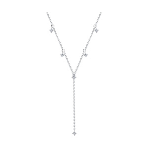 Колье из серебра 925 пробы с фианитом SOKOLOV 94071013