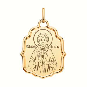 Кулон из золота 585 пробы ATOLL 3286