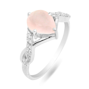 Кольцо из серебра 925 пробы с кварцем EVORA 642653