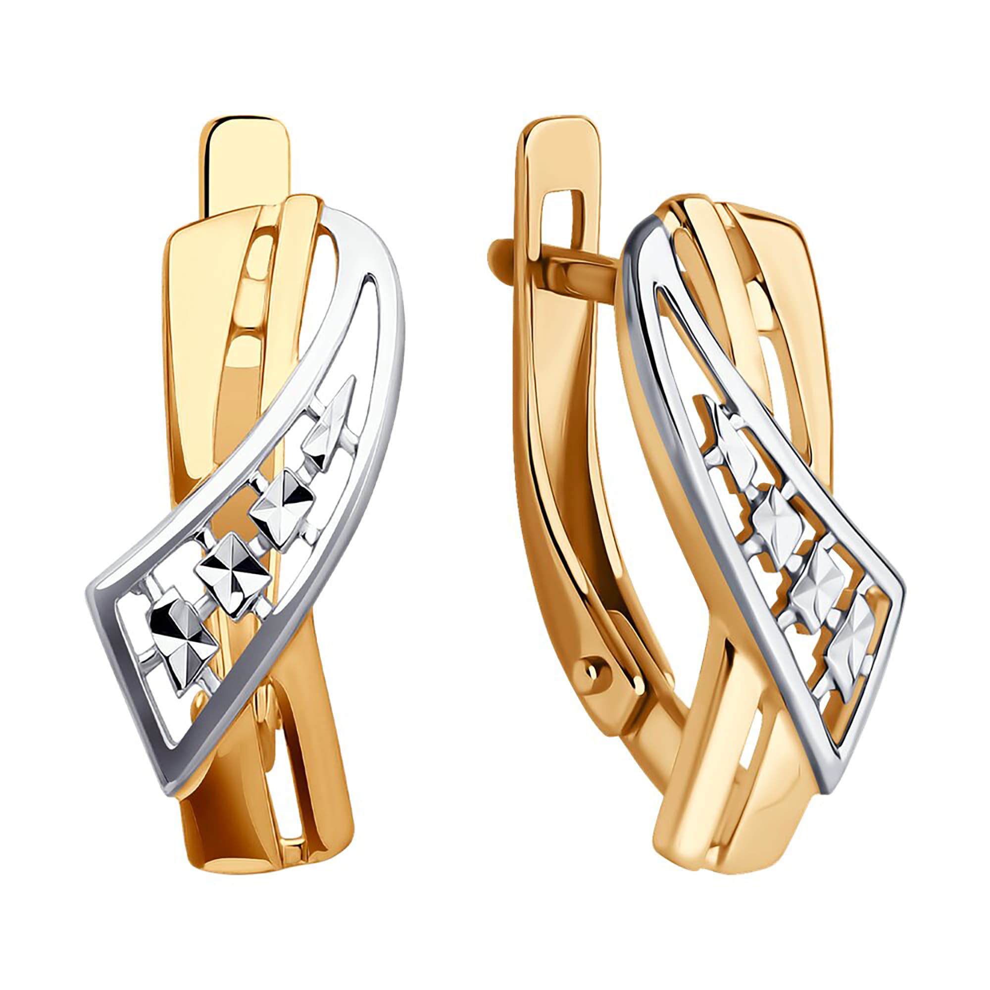 Серьги из золота 585 пробы SOKOLOV 0200369 Золото 585 пр.