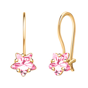 Серьги из золота 585 пробы с фианитом ATOLL 20124с5