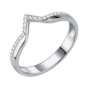 Кольцо из серебра 925 пробы с фианитом TALANT 20-72-0001-15580